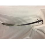 A 1796 PATTERN LIGHT CAVALRY TROOPERS SWORD, 82CM, CURVED BLADE STAMPED WOOLLEY AND CO. WOOLEY AND