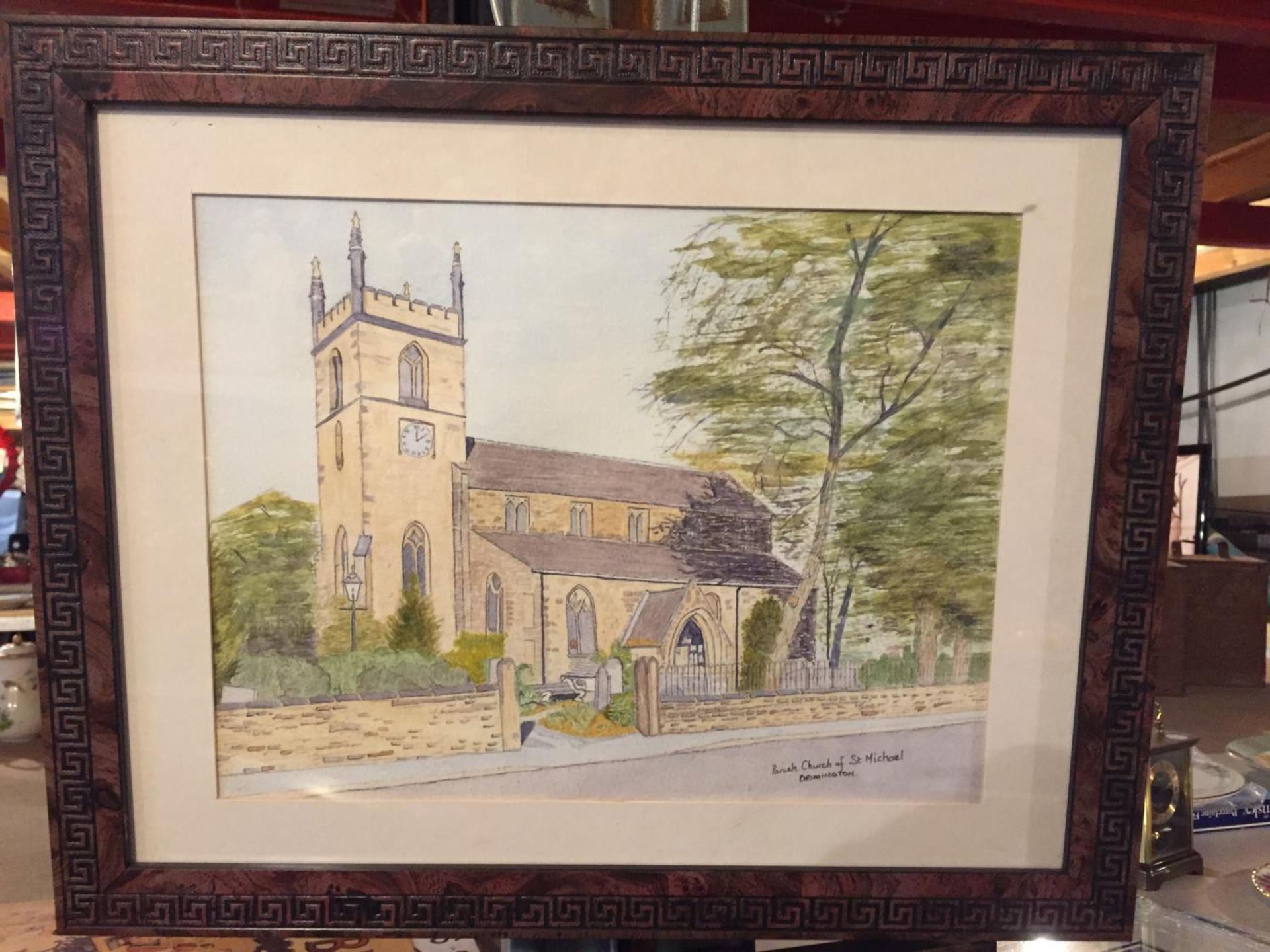TWO FRAMED PRINTS TO INCLUDE THE INTEERCITY AND PARISH CHURCH BRIMMINGTON - Image 3 of 10