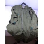 TWO RAF FLYING OVERALLS MARK 9 DATED 1969, SIZE 8 AND SIZE 7 (2)
