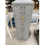 A TWELVE DRAWER FILING CABINET