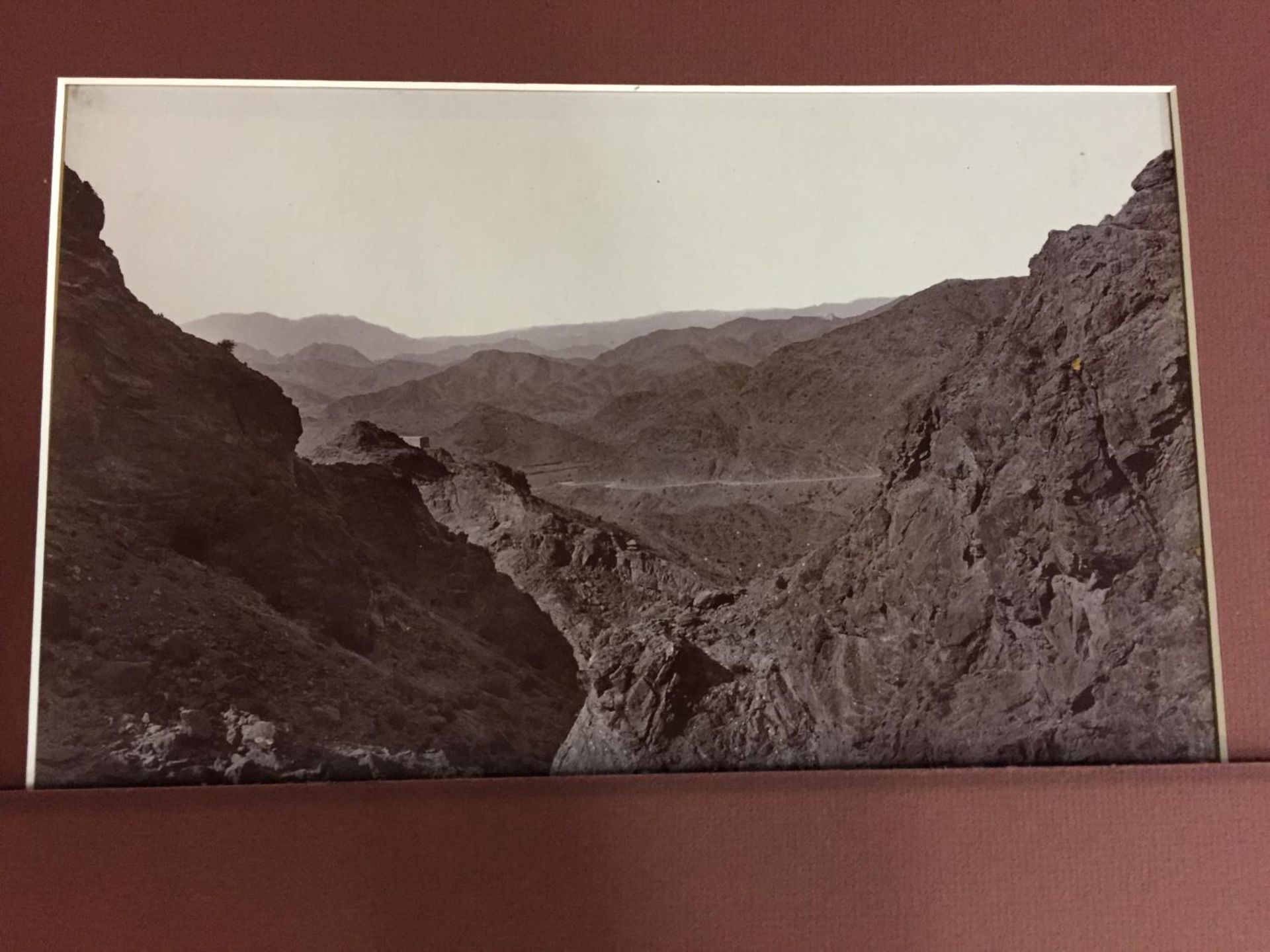 THREE SEPIA ORIGINAL PHOTOGRAPHIC PRINTS OF THE NW FRONTIER PROVINCE PAKISTAN 1910'S BY RANDOLPH - Image 8 of 10