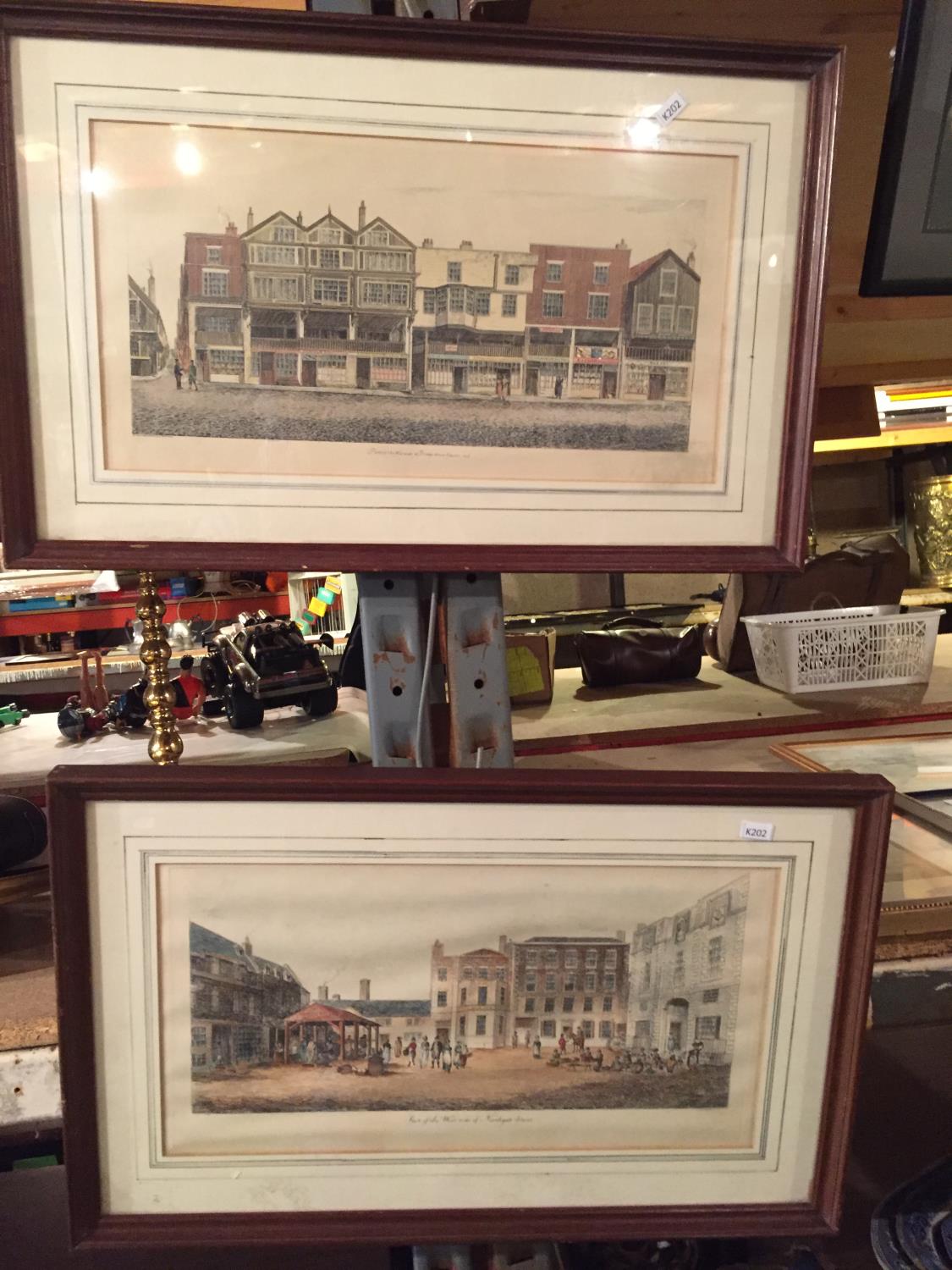 A PAIR OF HAND TINTED ENGRAVINGS OF CHESTER - Image 2 of 6