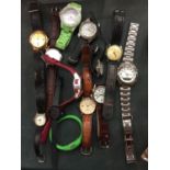 A COLLECTION OF VARIOUS FASHION WATCHES