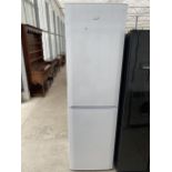 A WHITE BEKO UPRIGHT FRIDGE FREEZER