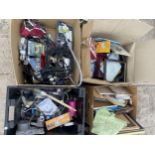 AN ASSORTMENT OF HOUSEHOLD CLEARANCE ITEMS TO INCLUDE PICTURE FRAMES, AND ELECTRICALS ETC