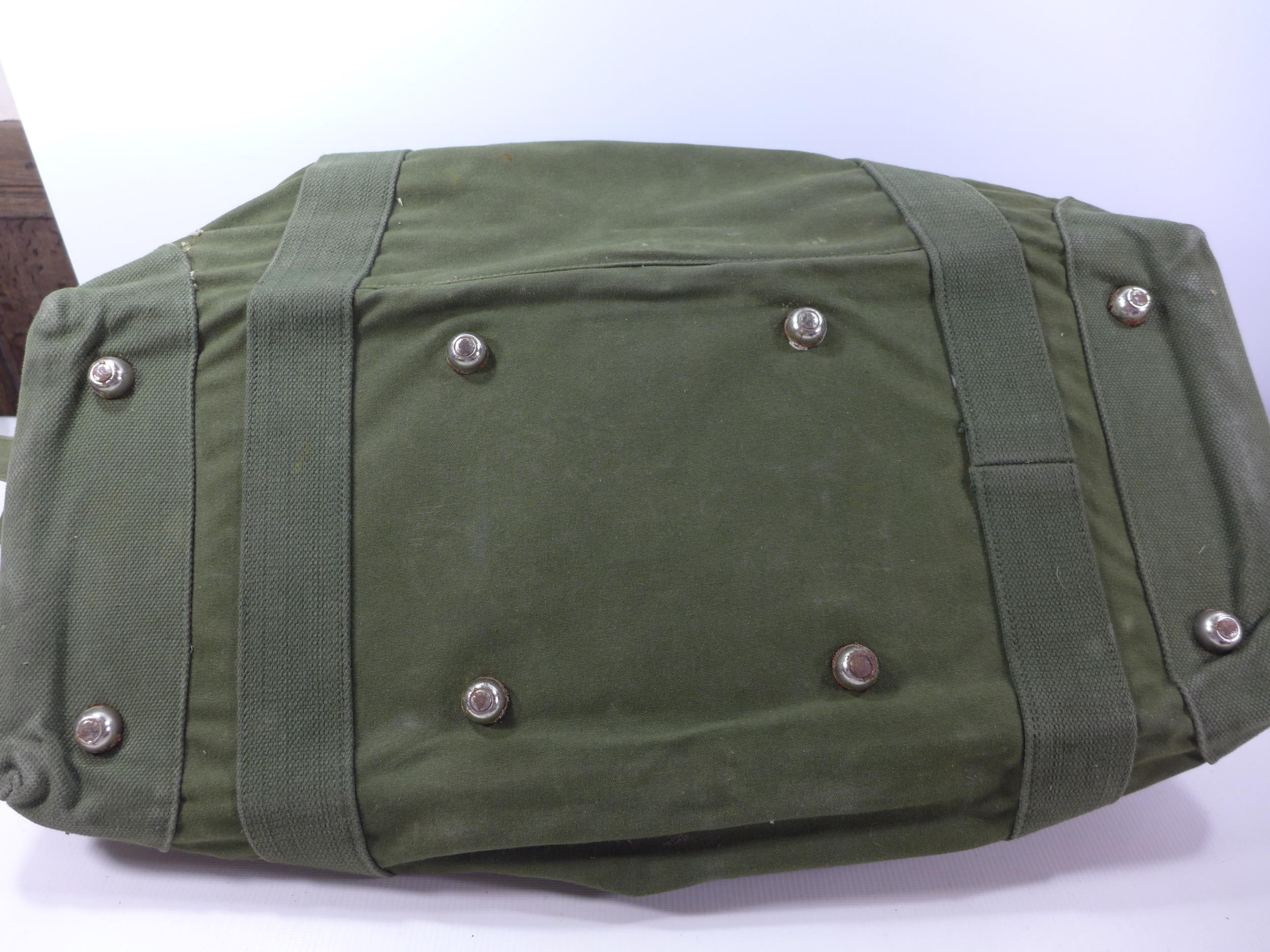 TWO GREEN KIT BAGS WITH RUSSELL LABEL - Image 2 of 3