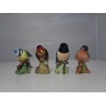 FOUR BESWICK BIRDS