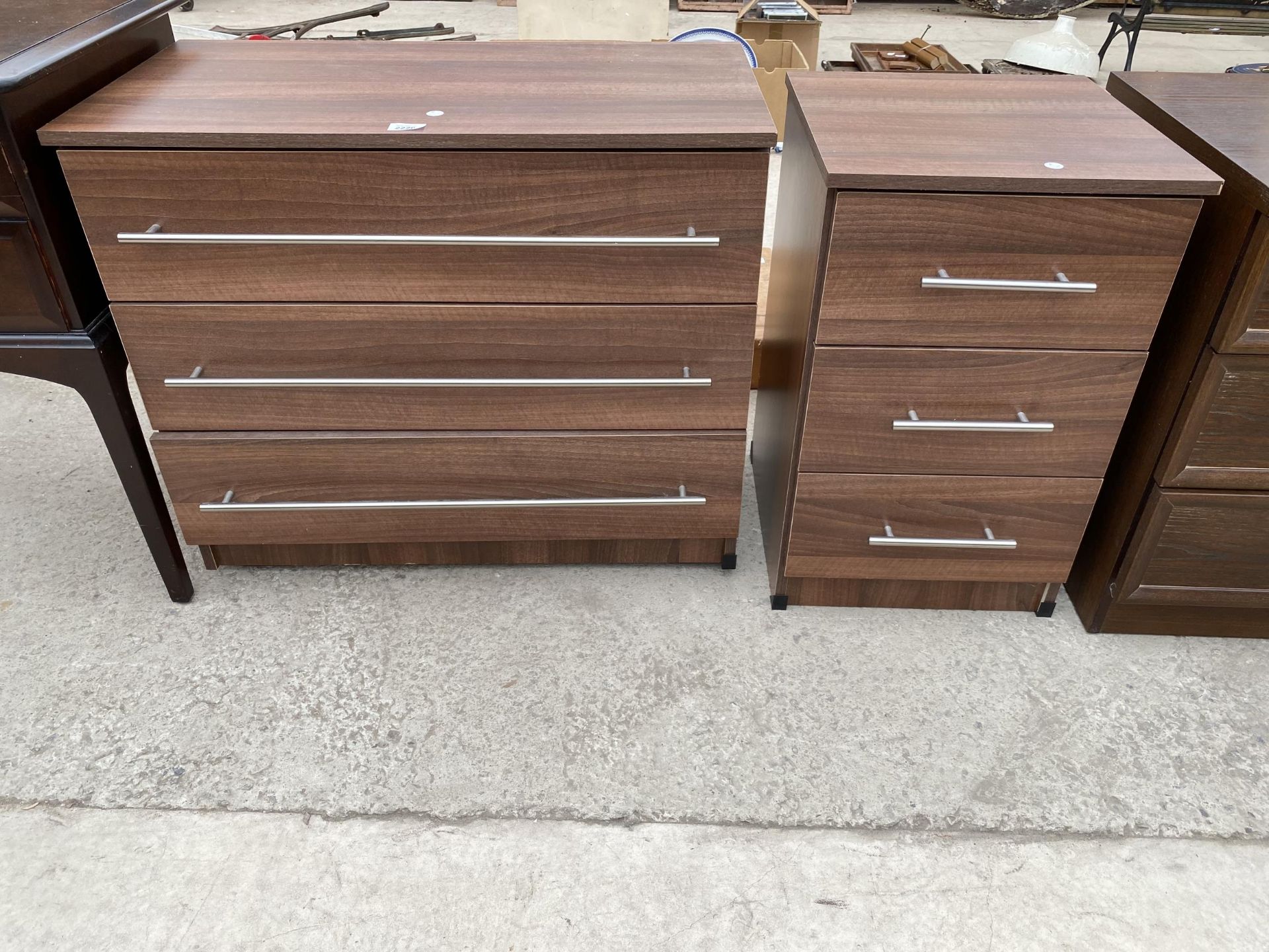 TWO MODERN CHESTS OF DRAWERS 30.5"X16"