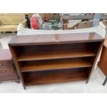 A REPRODUX OPEN BOOKCASE 48" WIDE