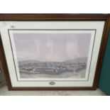 A FRAMED PRINT OF MORNIN' MARKET BY G.W BIRKS 38/375