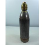 A BRITISH BOER WAR 15 POUNDER SHRAPNEL SHELL, HEIGHT 29CM