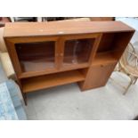 A RETRO TEAK UNIT TOP 54" WIDE