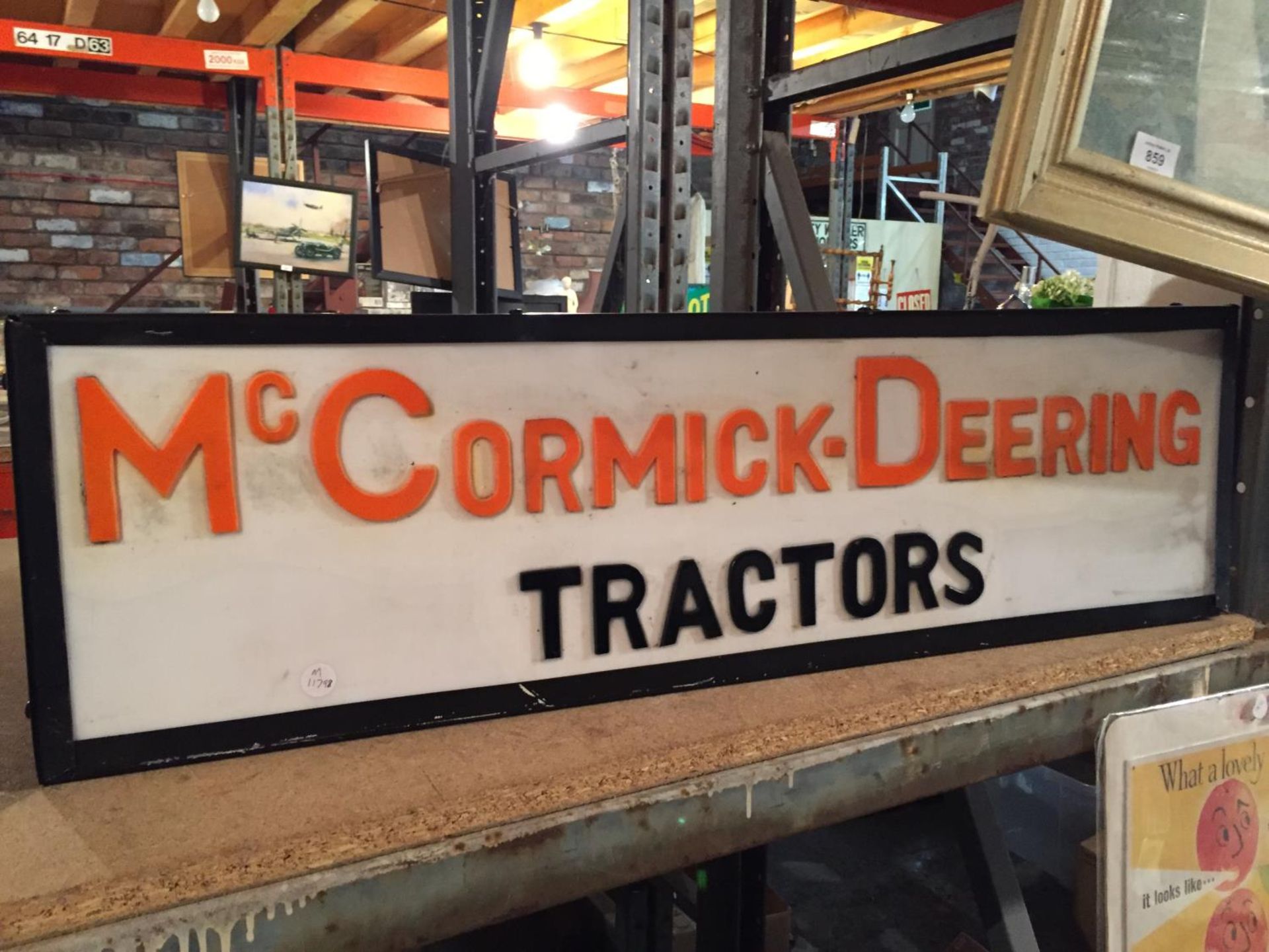 A McCORMICK-DEERING TRACTORS ILLUMINATED SIGN - Image 2 of 6