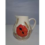 A MOORCROFT 'HARVEST POPPY' JUG