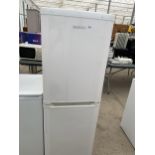 A WHITE BEKO UPRIGHT FRIDGE FREEZER