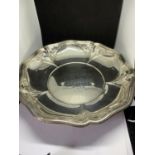 A WMF GERMAN SILVER PLATED DISH 25CM DIAMETER