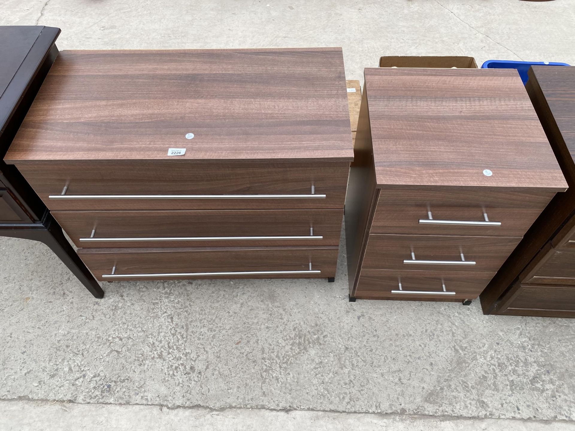 TWO MODERN CHESTS OF DRAWERS 30.5"X16" - Image 2 of 3