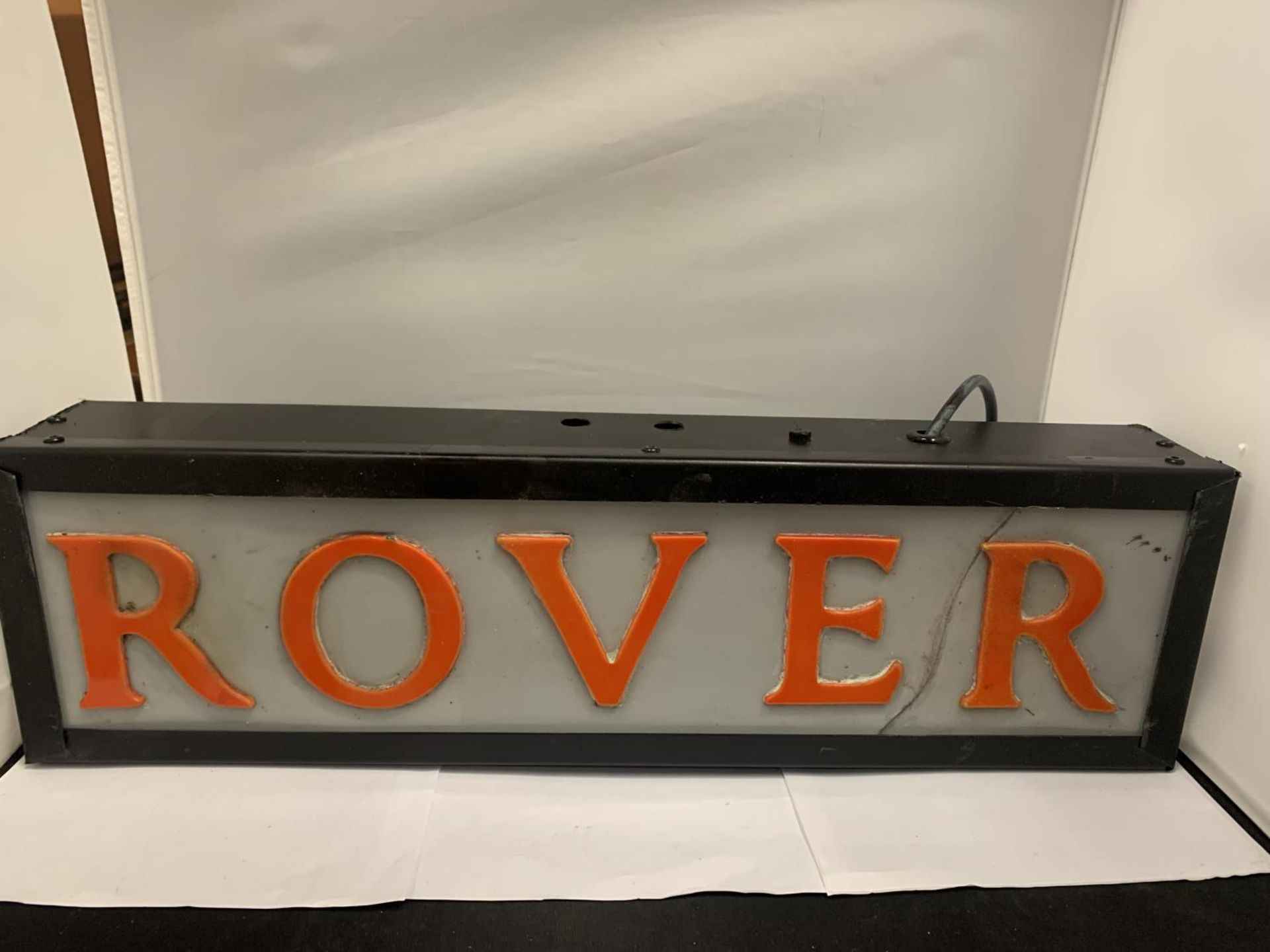 A ROVER ILLUMINATED LIGHT BOX SIGN 58CM X 17CM - Image 2 of 3