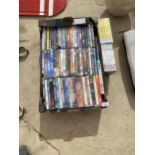 AN ASSORTMENT OF OVER 60 DVDS TO INCLUDE BOXSETS AND BLANK COPYING DISCS