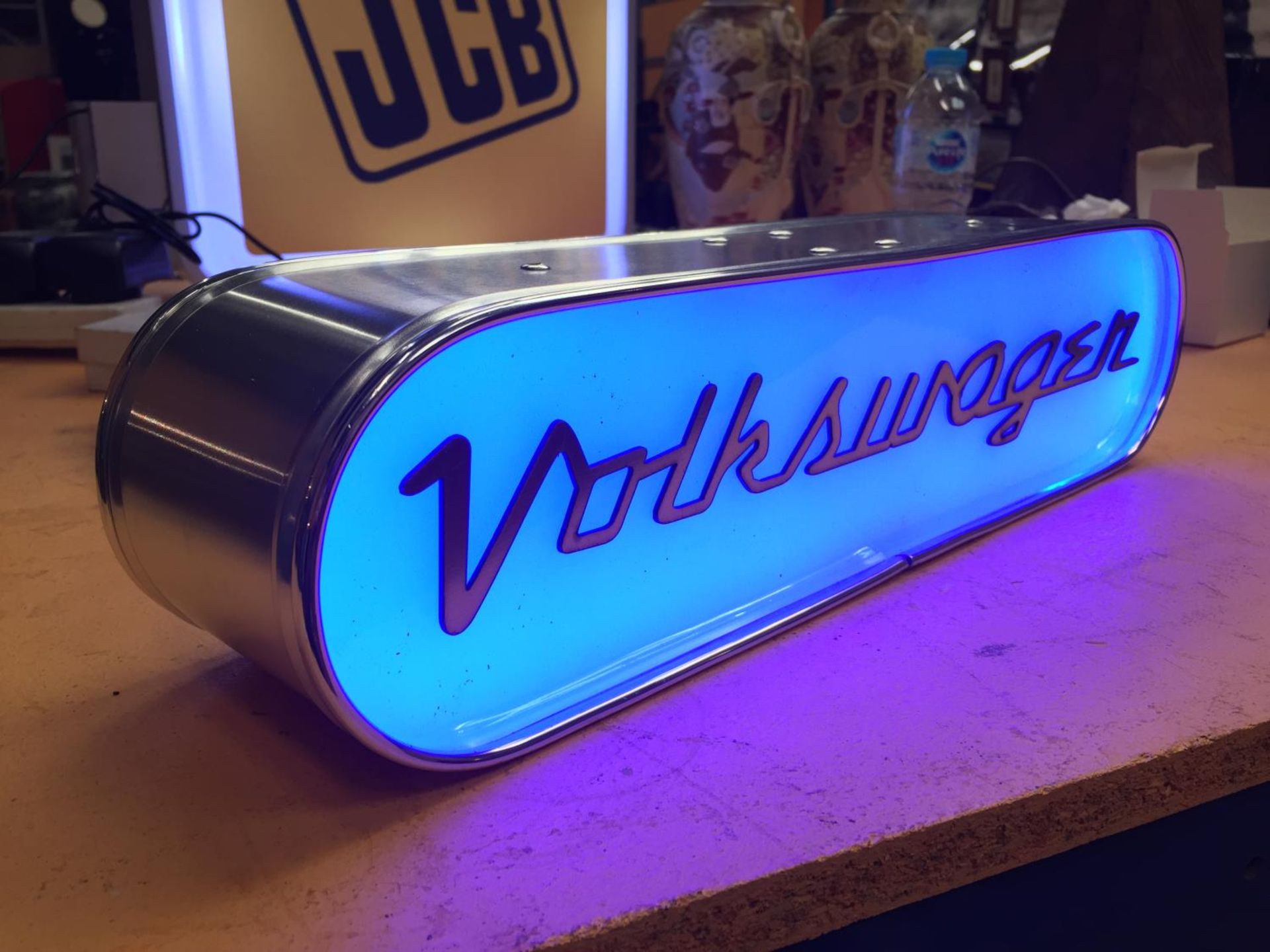 A VOLKSWAGON LIGHT UP SIGN - Image 2 of 3