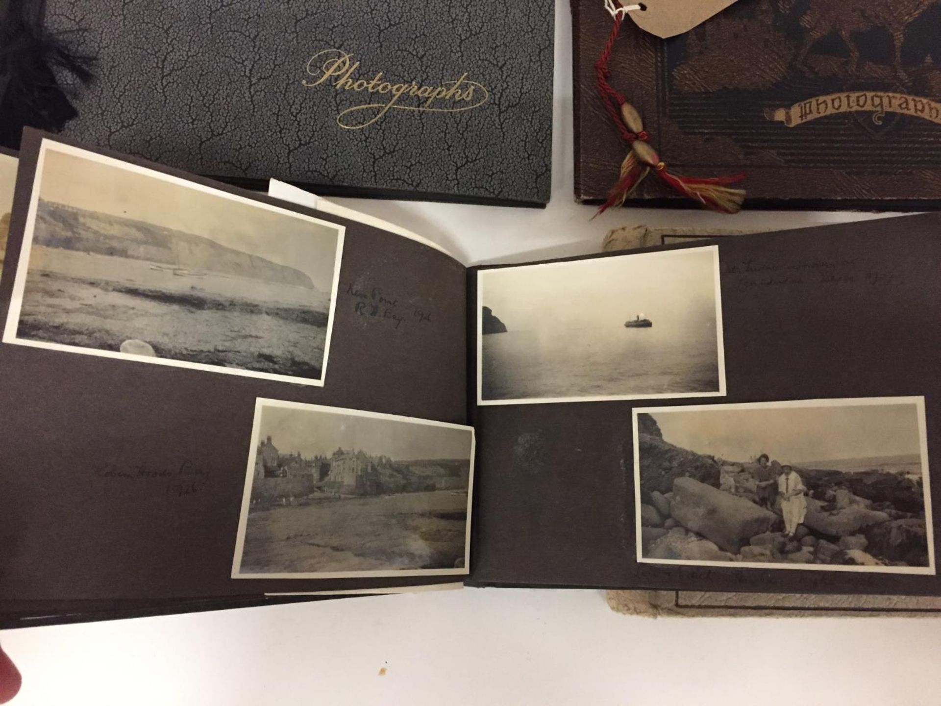 FOUR VINTAGE PHOTOGRAPH AND POSTCARD ALBUMS - Image 3 of 7