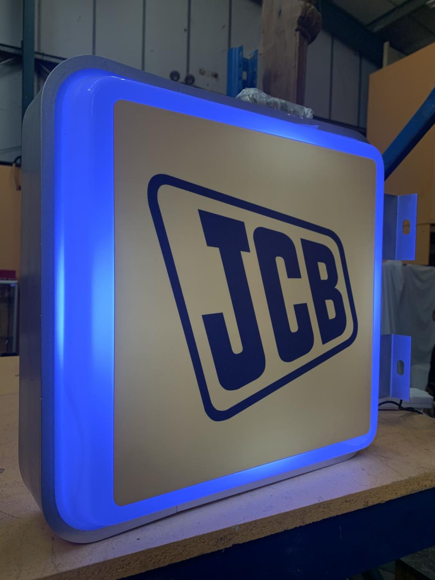 A JCB DOUBLE SIDED ILLUMINATED SIGN - Image 2 of 2