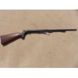 A LINCOLN JEFFRIES .177 CALIBRE UNDERLEVER AIR RIFLE, 49CM BARREL, SERIAL NO.35071 L (A/F)