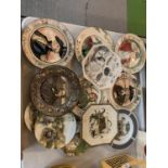 A LARGE COLLECTION OF DECORATIVE CERAMIC PLATES
