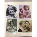 FOUR LARGE PHOTOGRAPHS OF SHIRLEY TEMPLE