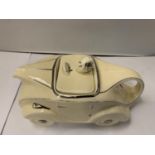 A SADLER ART DECO CLASSIC RACING CAR TEAPOT