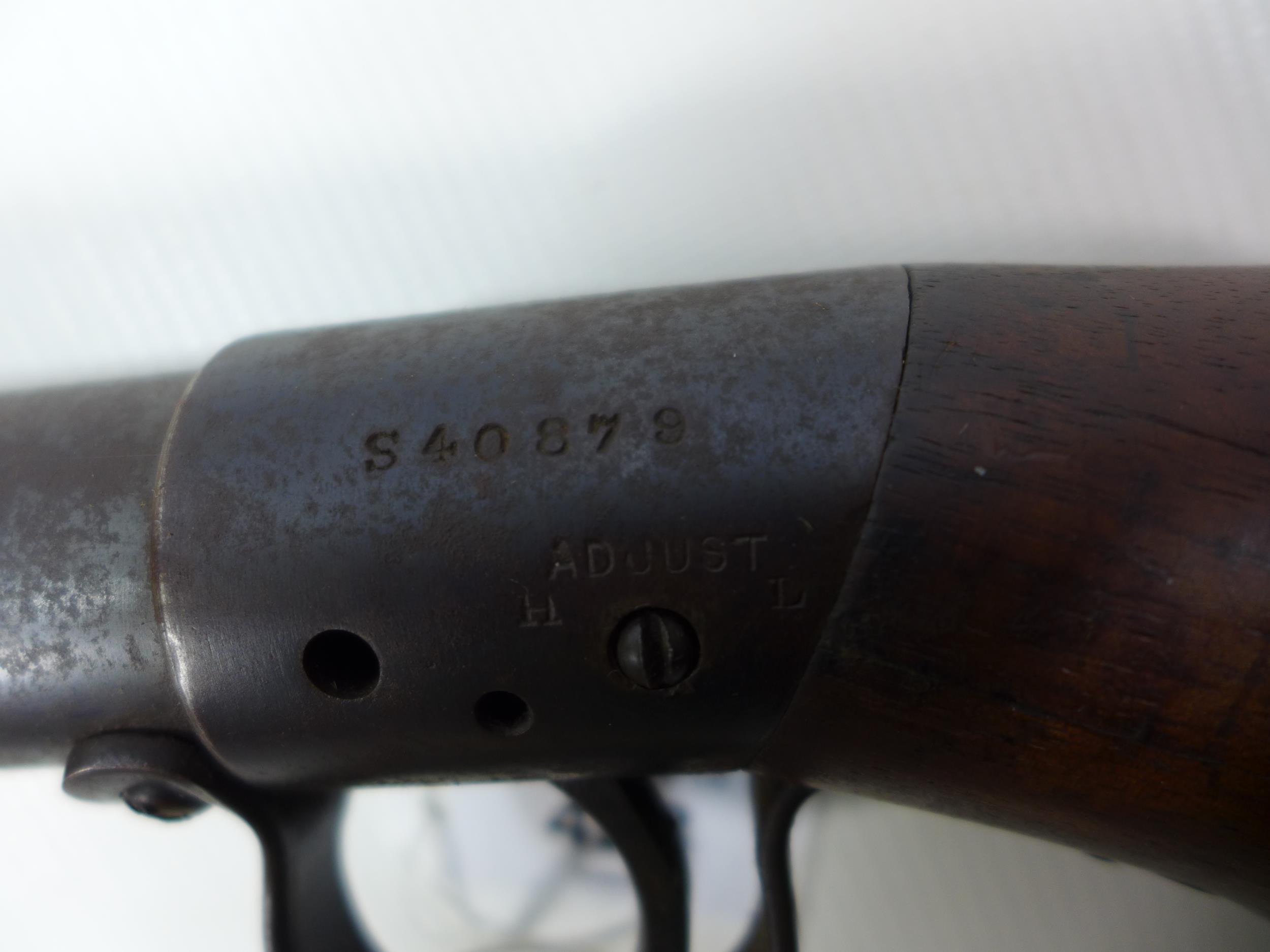 A B.S.A. .22 CALIBRE UNDERLEVER AIR RIFLE, 49CM BARREL, SERIAL NUMBER S40879 - Image 5 of 6