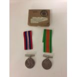 A 1939-1945 MEDAL AND DEFENCE MEDAL