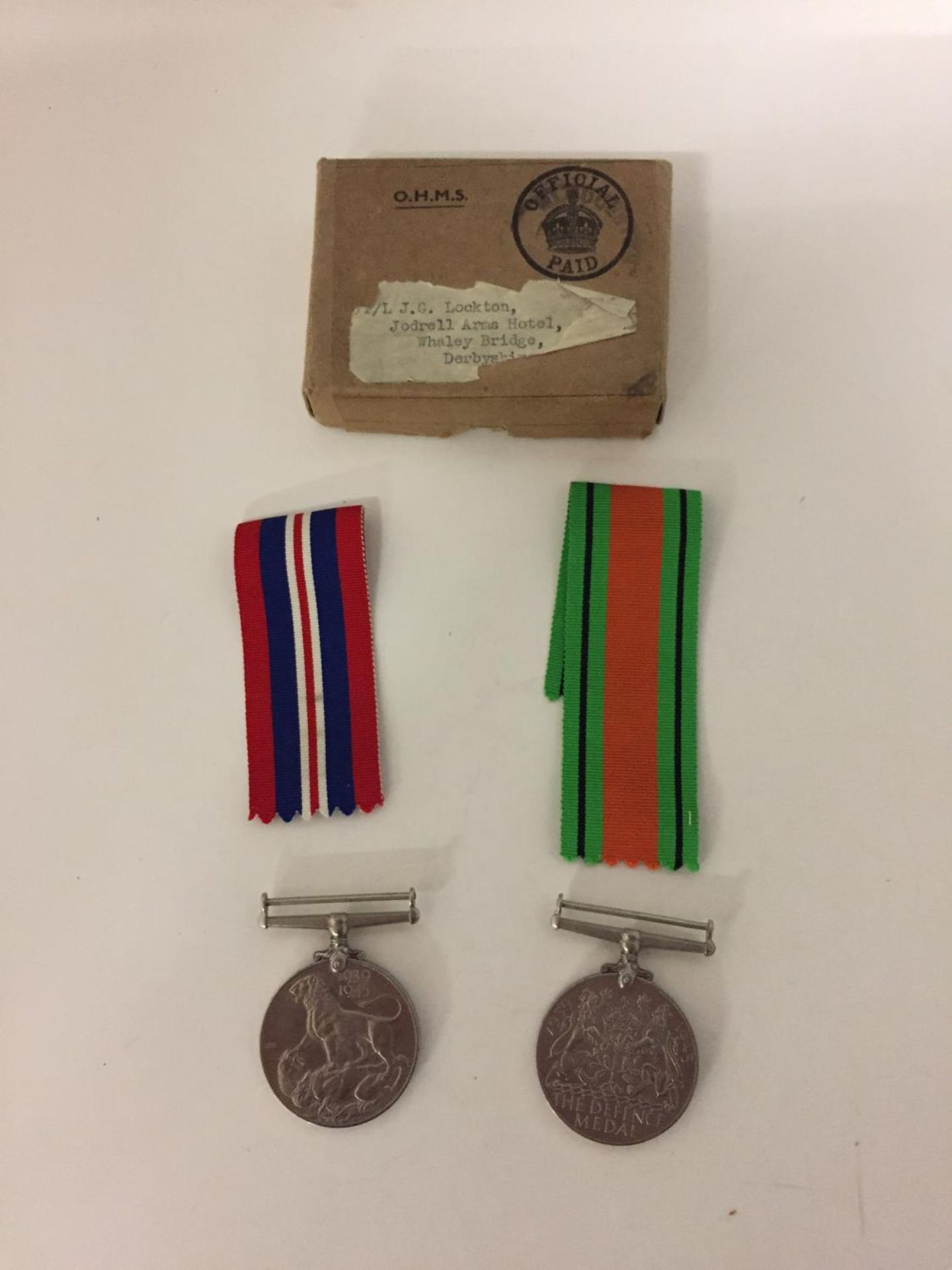 A 1939-1945 MEDAL AND DEFENCE MEDAL