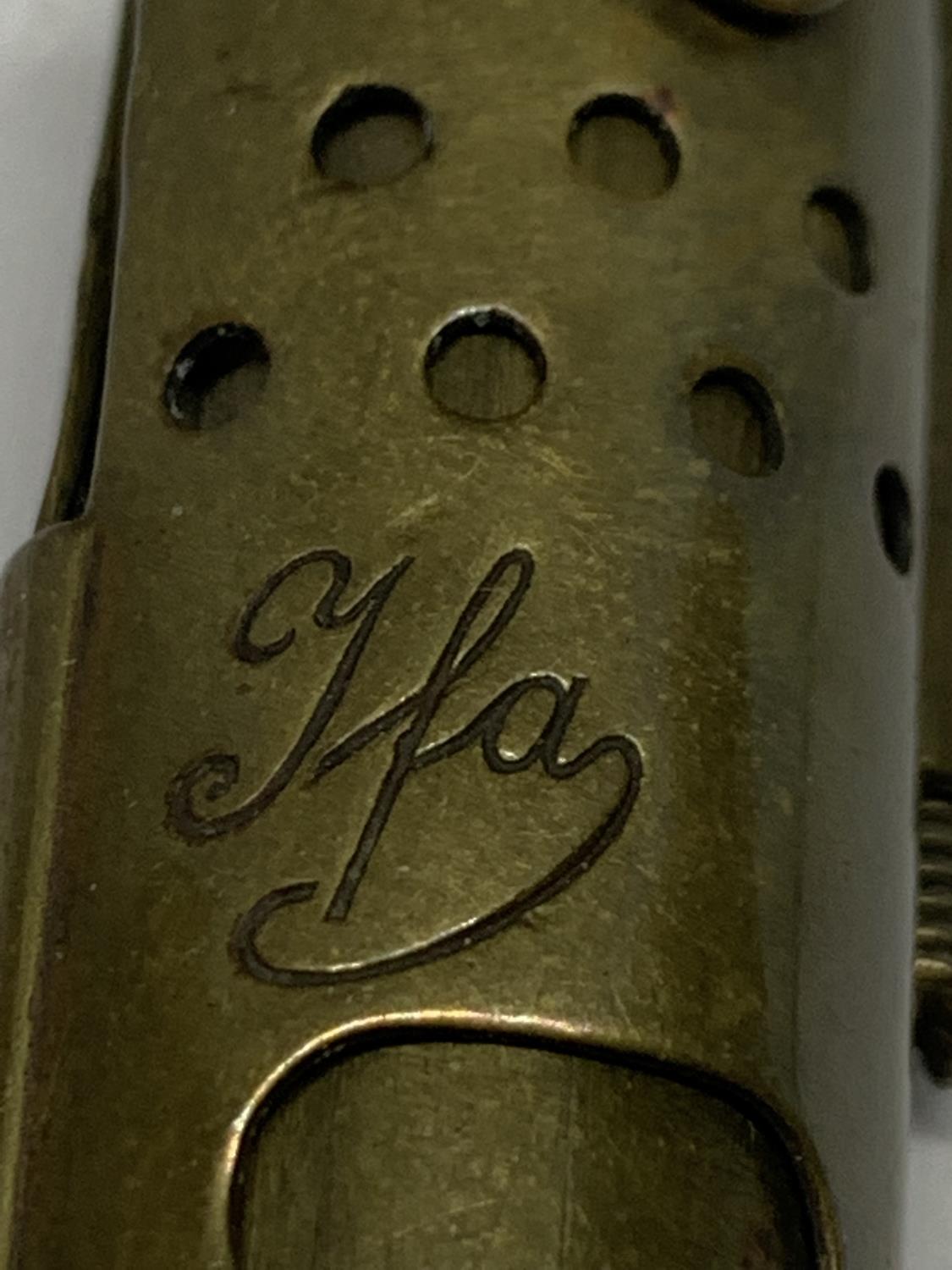 A BRASS GERMAN TRENCH ART CIGARETTE LIGHTER - Image 4 of 4