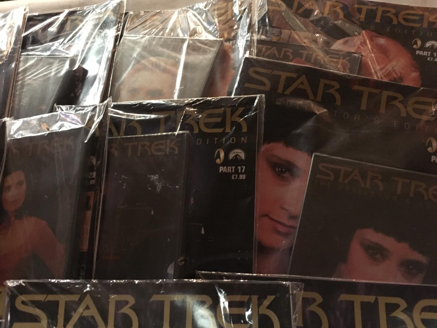 A LARGE SELECTION OF UNOPENED STAR TREK COLLECTORS MAGAZINES AND THE NEXT GENERATION DVDS SEASONS - Image 7 of 10