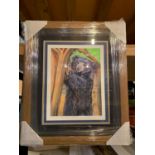 A FRAMED LIMITED EDITON PRINT 3/125 BY LISA ANN WATKINS