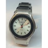 AN UMBRO GENTS WRISTWATCH SEEN WORKING BUT NO WARRANTY