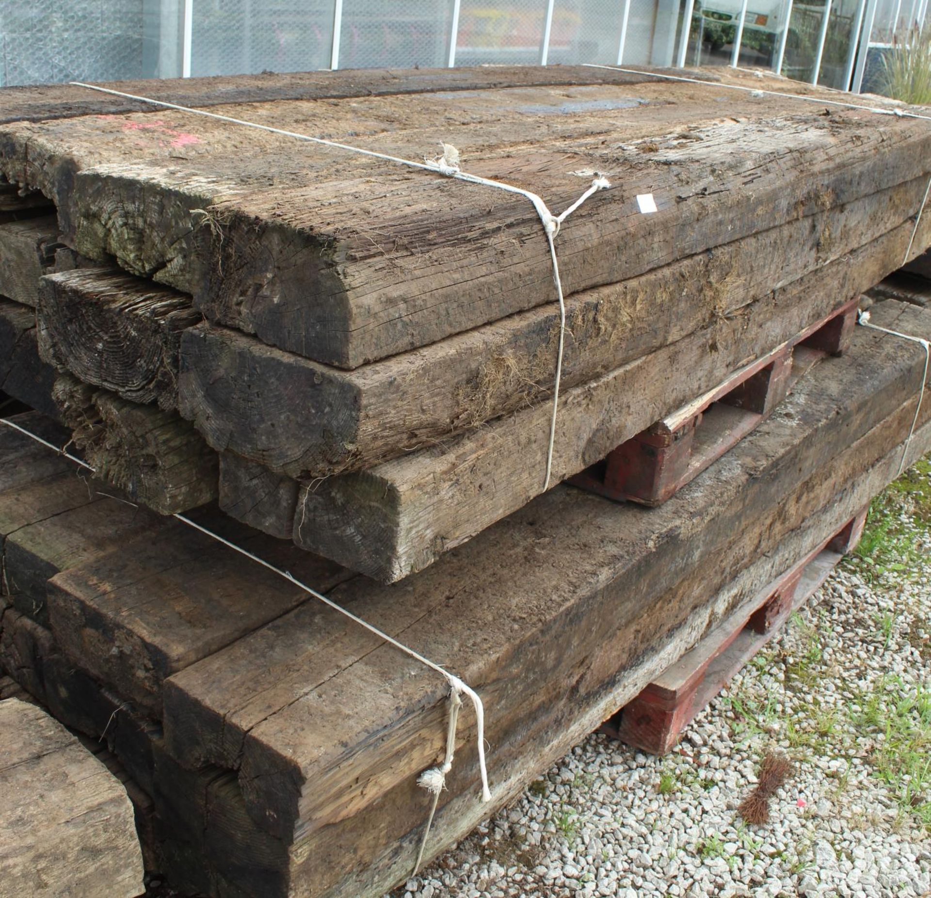 24 RAILWAY SLEEPERS NO VAT