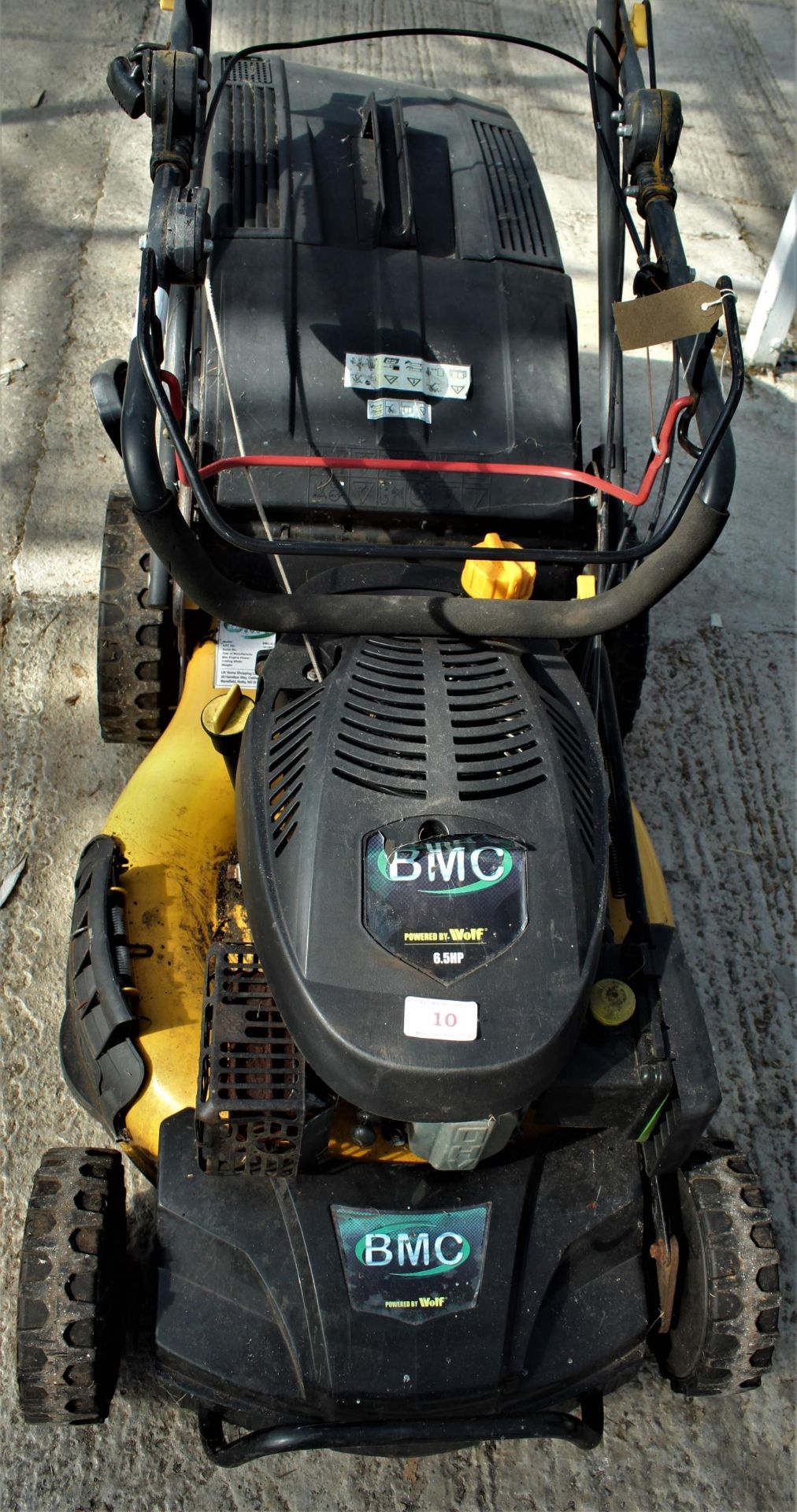 BMC POWERED BY WOLF 6.5HP MOWER NO VAT