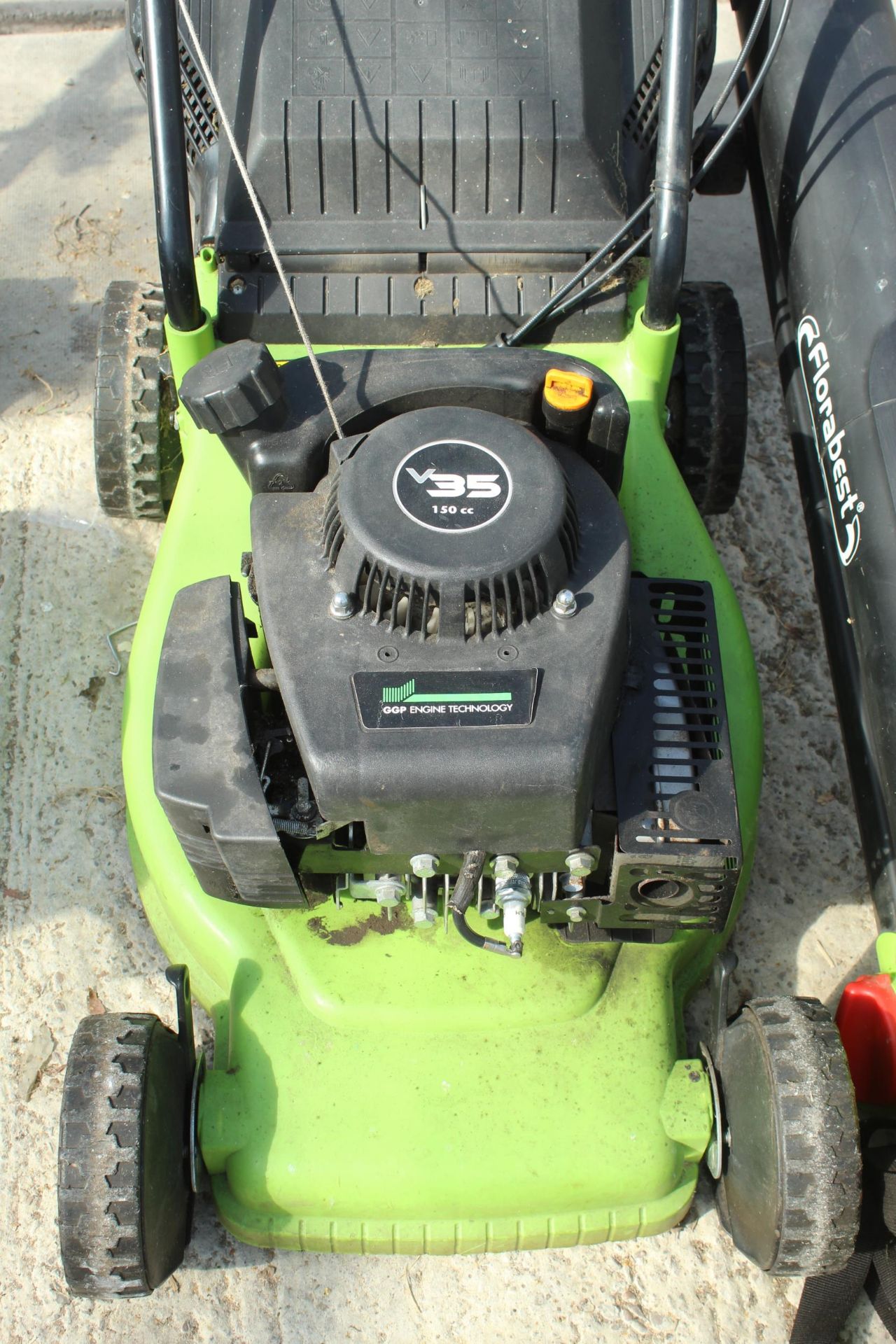 GGP ENGINE TECHNOLOGY V35 150CC MOWER & ELECTRIC FLORABEST BLOWER NO VAT - Image 2 of 3