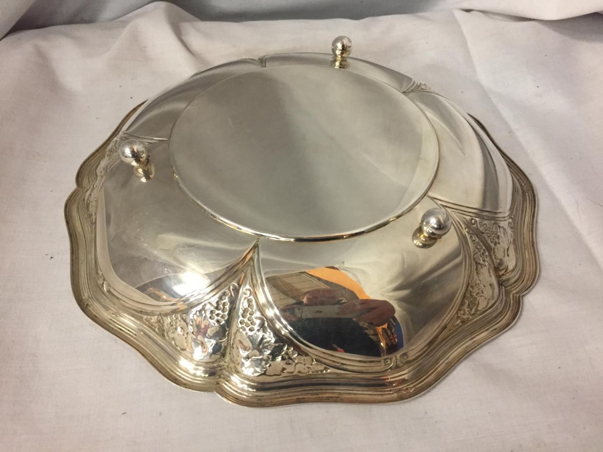 A W.M.F GERMAN SILVER PLATED DISH - Image 8 of 8