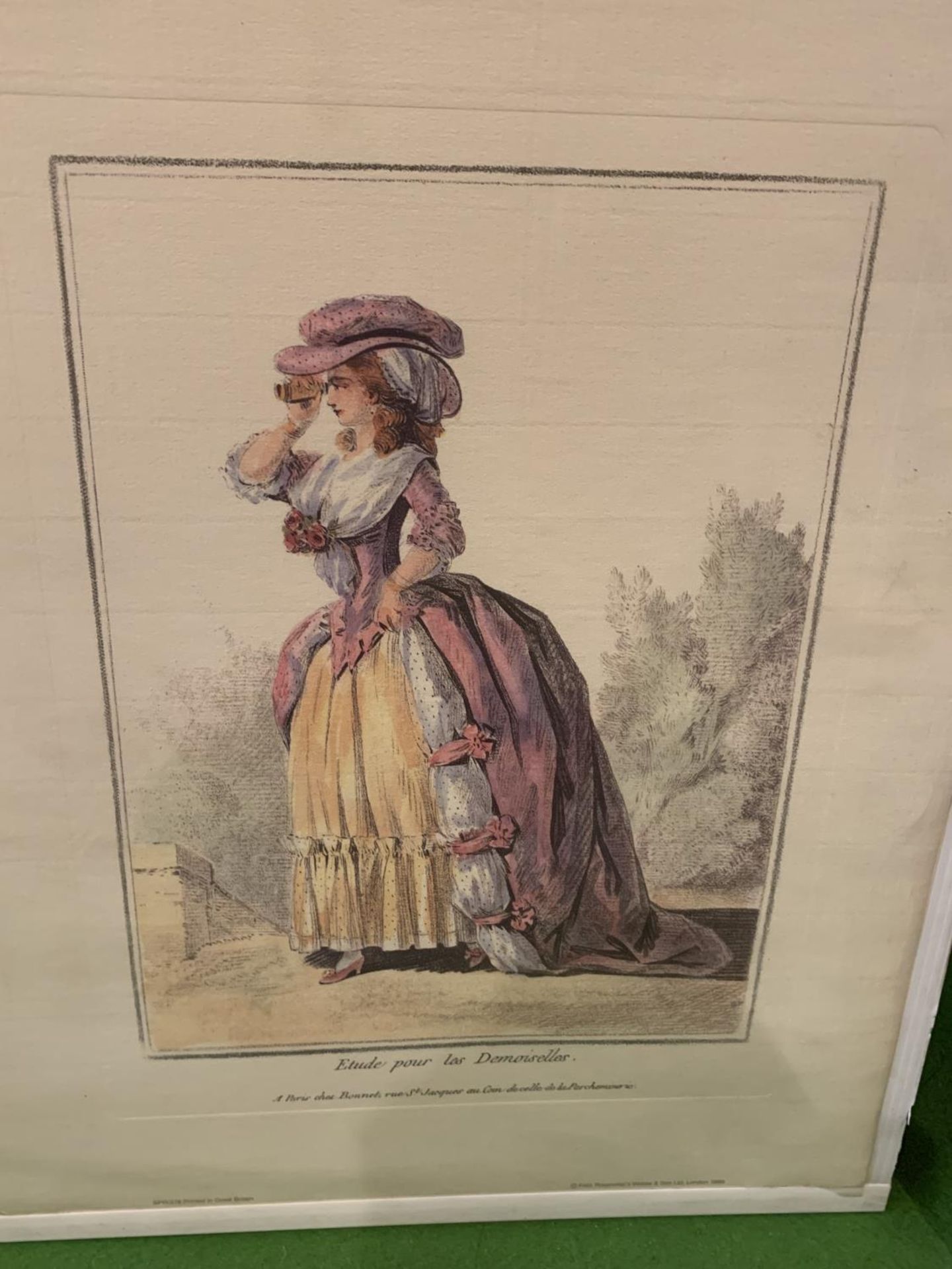 TWO PRINTS OF LADIES IN PERIOD DRESS - Image 2 of 3