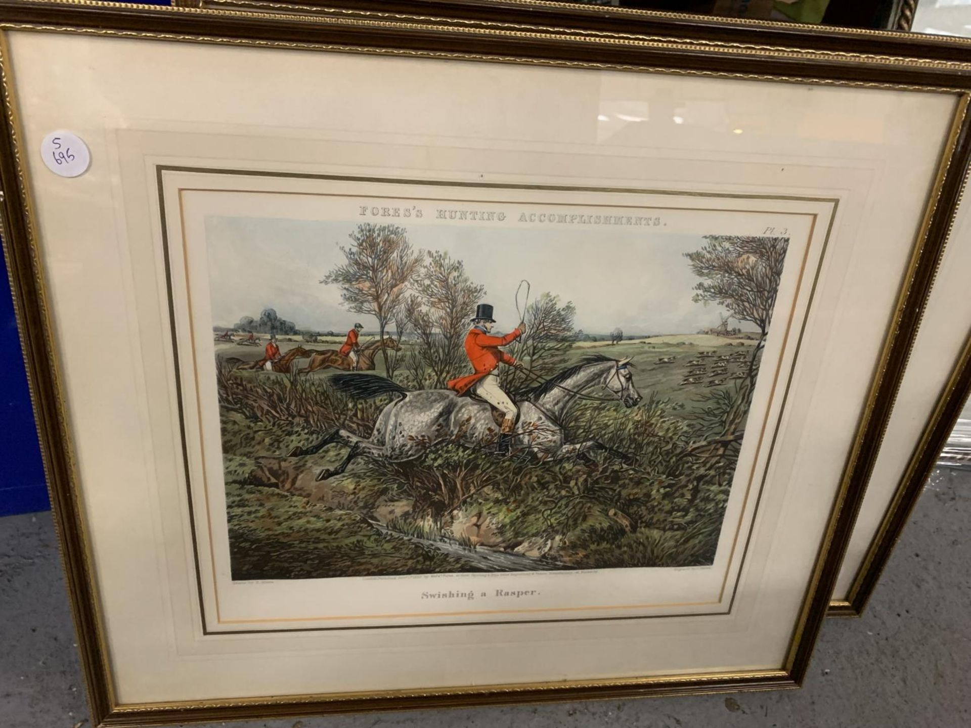 FOUR FRAMED FORES'S HUNTING PRINTS - Image 4 of 5