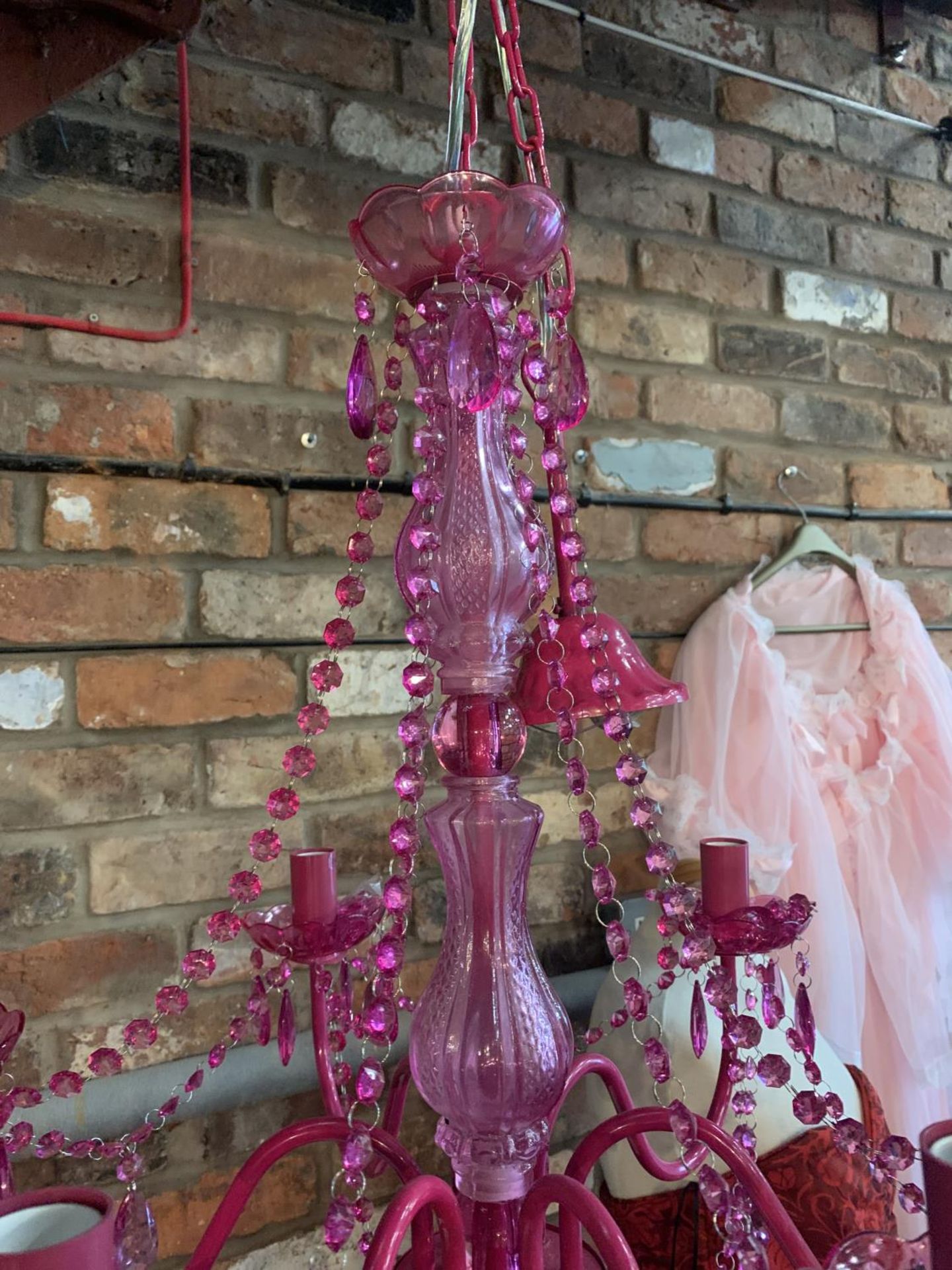 A PINK CHANDELIER - Image 3 of 4