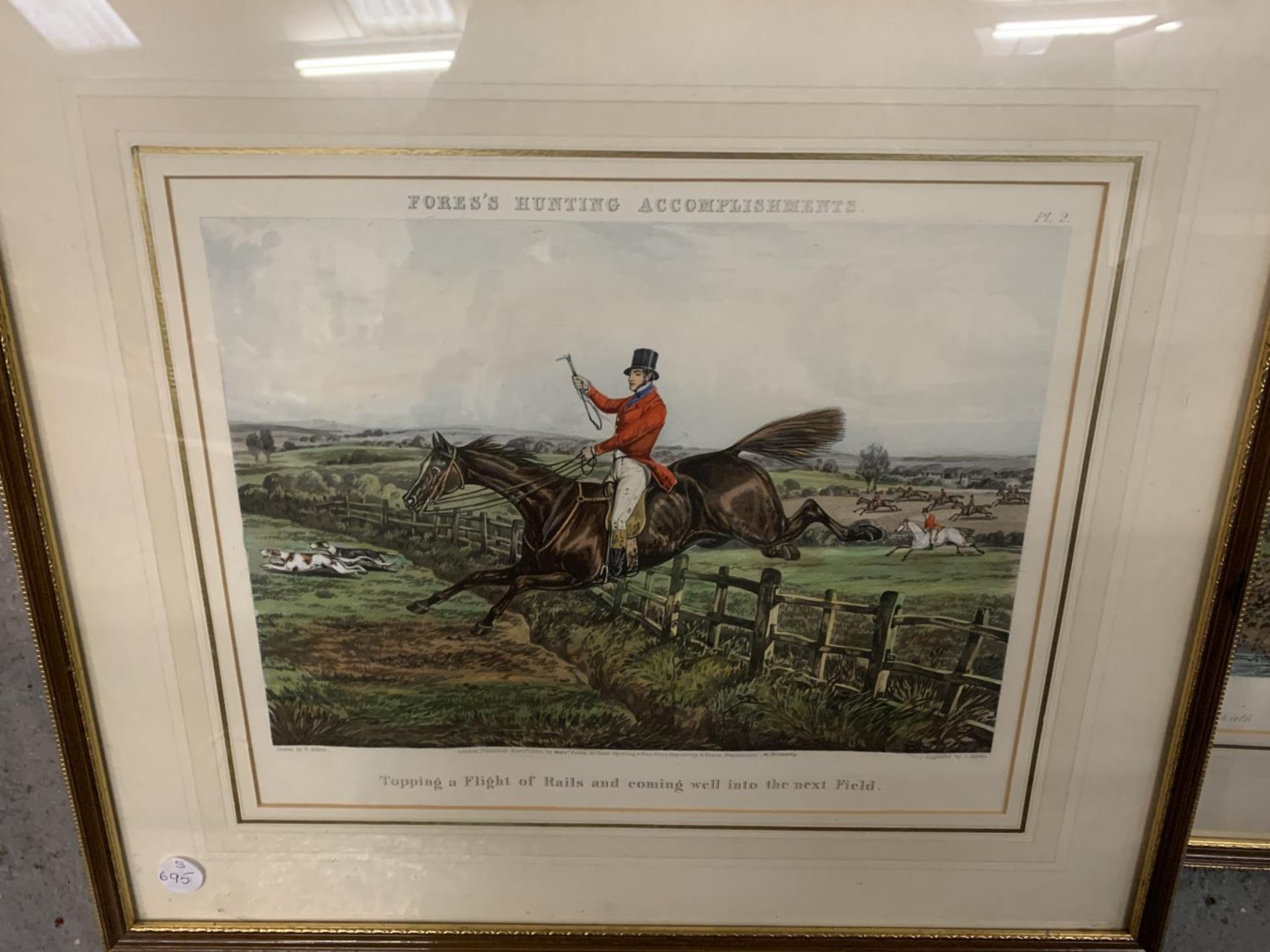 FOUR FRAMED FORES'S HUNTING PRINTS - Image 2 of 5