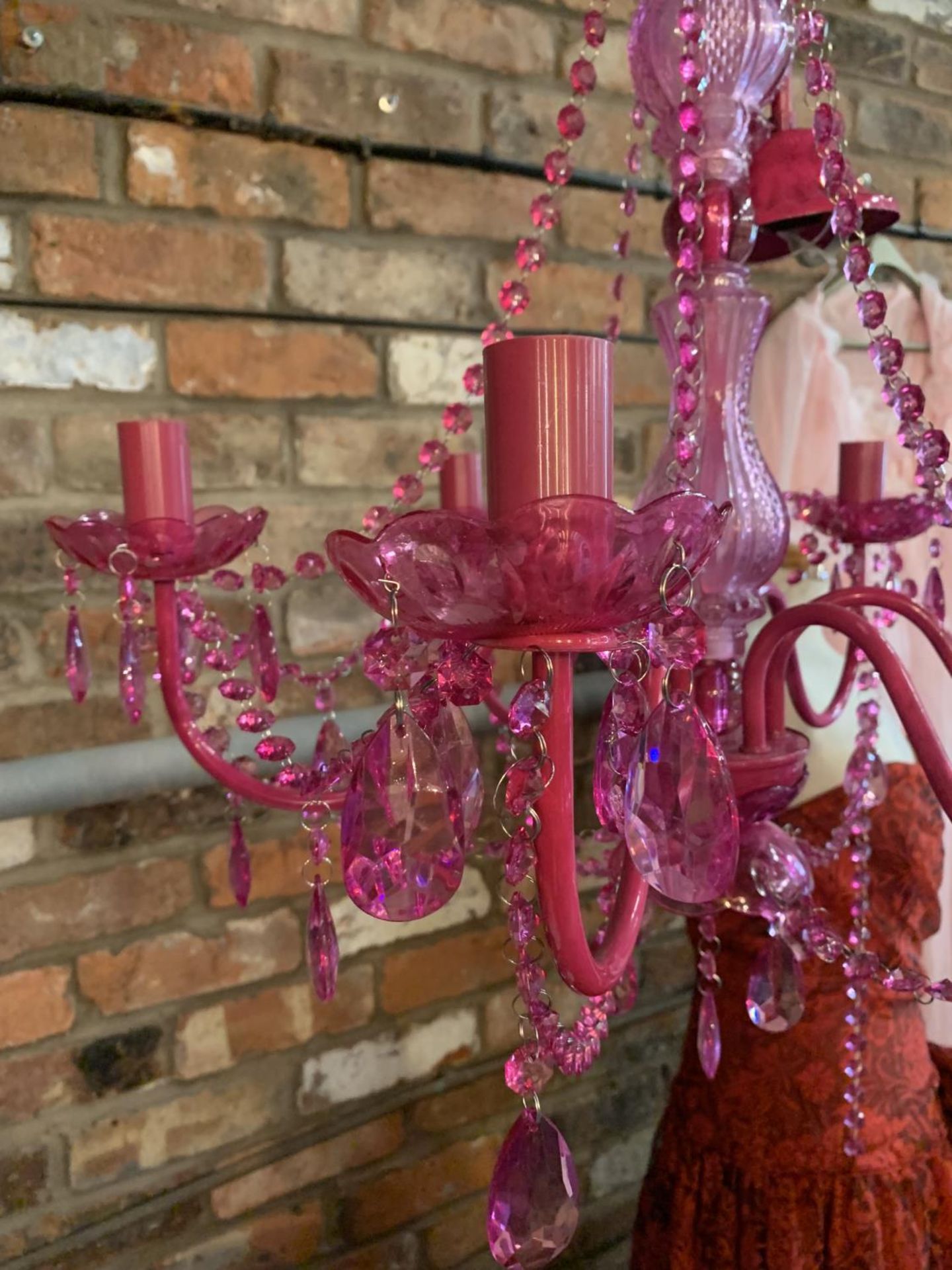 A PINK CHANDELIER - Image 2 of 4