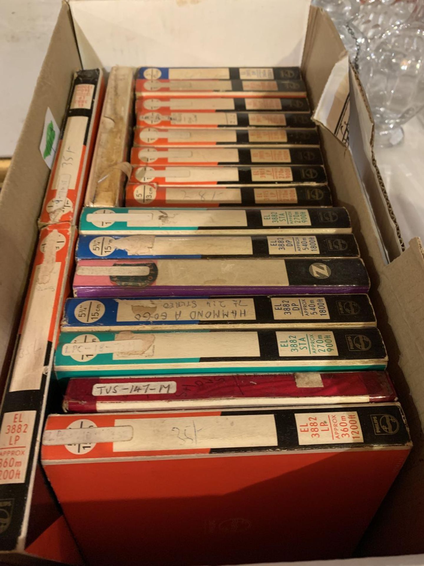 A COLLECTION OF REEL TO REEL TAPES