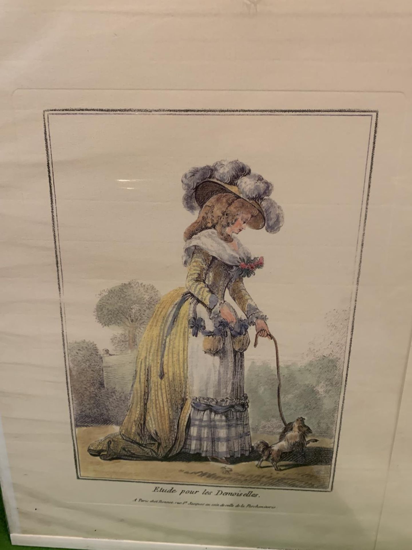 TWO PRINTS OF LADIES IN PERIOD DRESS - Image 3 of 3