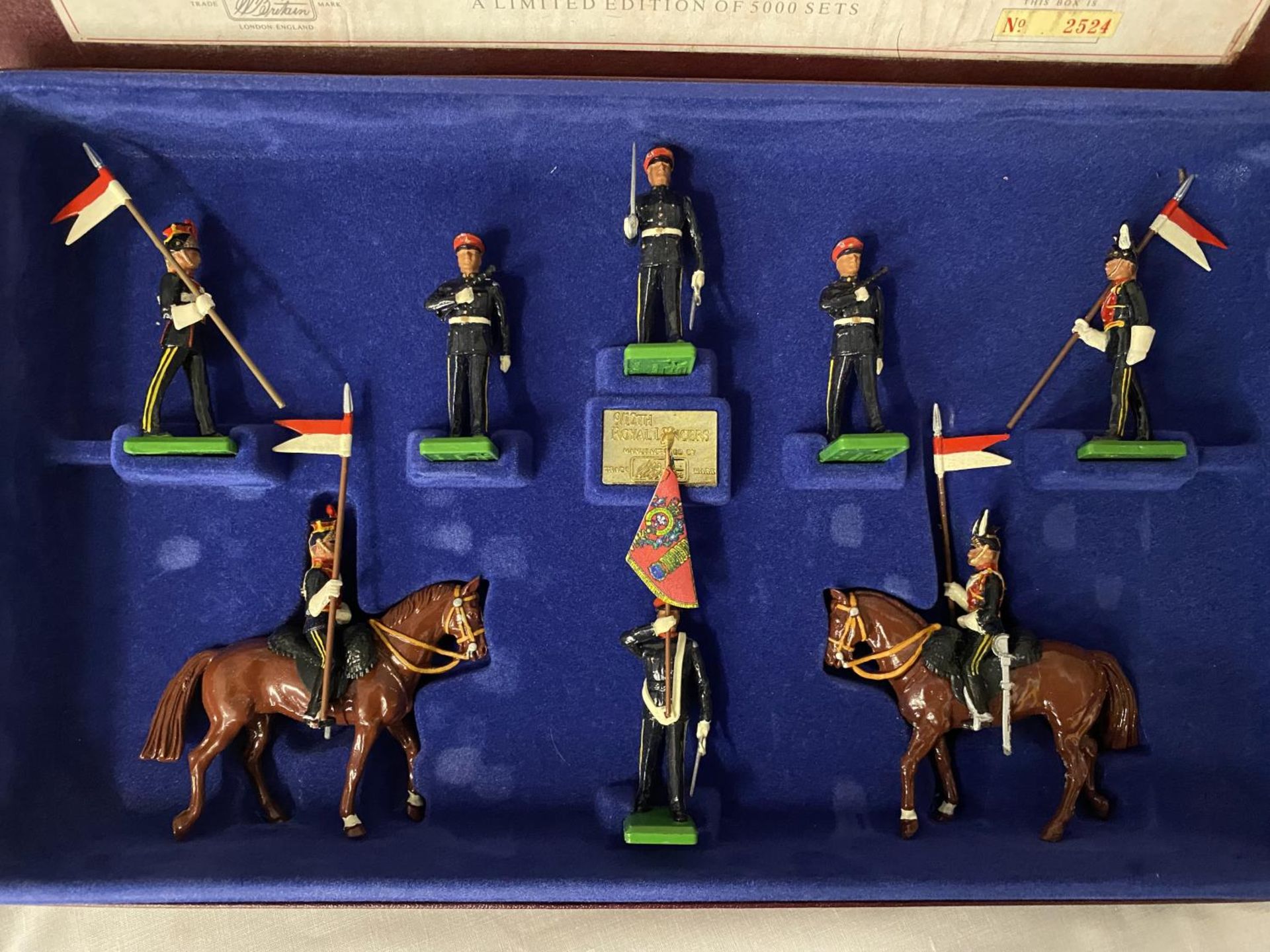 A BOXED BRITIANS THE 9TH/12TH LANCERS TEN PIECE MODEL SOLDIER SET - NUMBER 5392 - LIMITED EDITION - Image 2 of 6