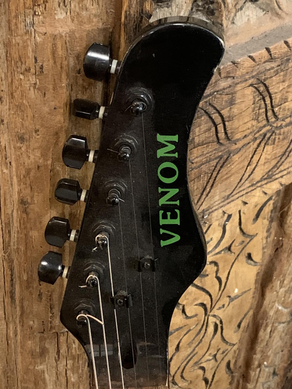 A VENOM ELECTRIC GUITAR - Image 3 of 4